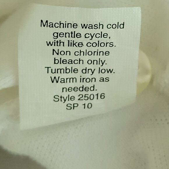 J. Crew Polo Women's Size M Classic White J Crew - Picture 6 of 9